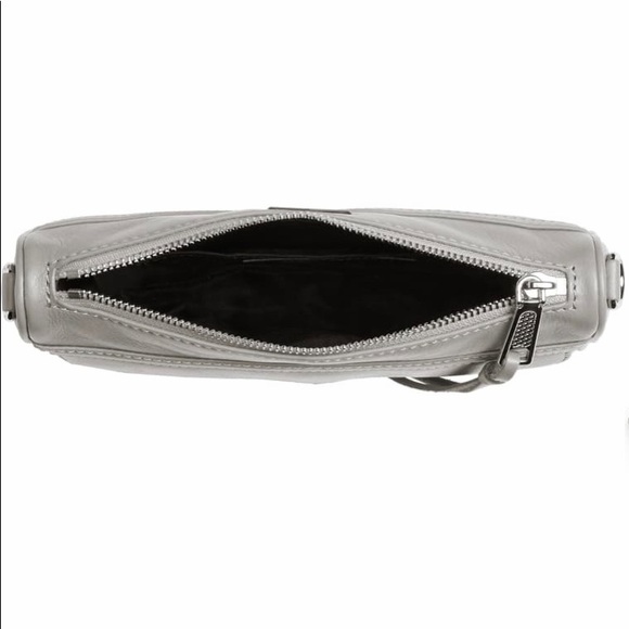 Rebecca Minkoff gray leather bag with silver hardware - Picture 3 of 8